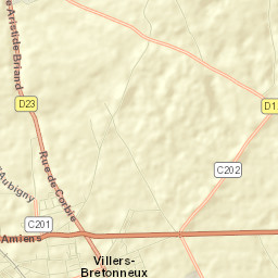 Villers-Bretonneux Street Map
