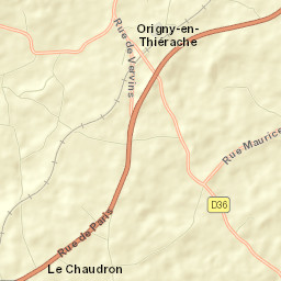 Origny-en-Thiérache Street Map