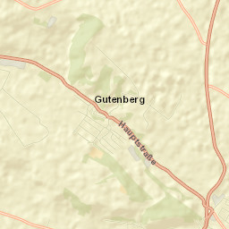 Gutenberg Street Map