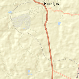 Kaznějov Street Map
