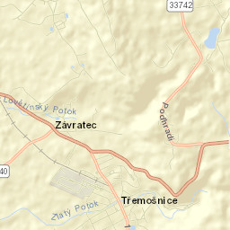 Třemošnice Street Map