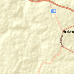 Hrabyně Street Map