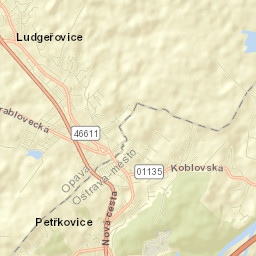 Ludgeřovice Street Map