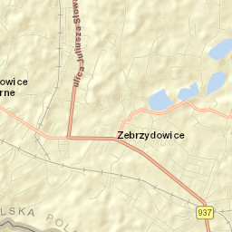 Zebrzydowice Street Map