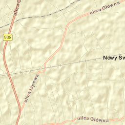 Bąków Street Map