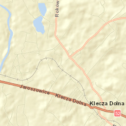 Klecza Dolna Street Map