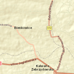 Kalwaria Zebrzydowska Street Map