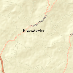 Krzyszkowice Street Map