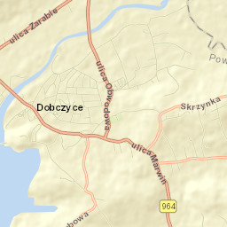 Dobczyce Street Map