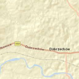 Powiat strzyżowski Street Map