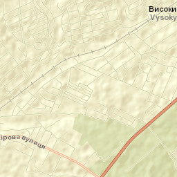 Vysokyy Street Map