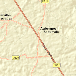 Tourville-sur-Arques Street Map