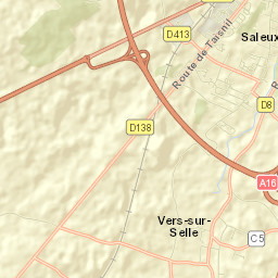 Saleux Street Map