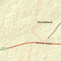Homblières Street Map