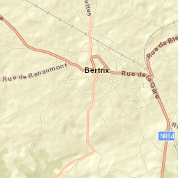 Bertrix Street Map