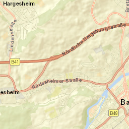Hargesheim Street Map