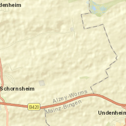 Schornsheim Street Map