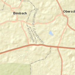 Oberschwarzach Street Map