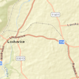 Lochovice Street Map