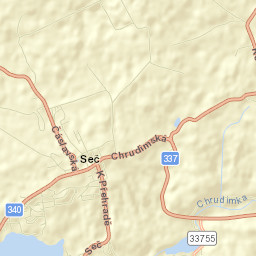 Seč Street Map