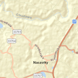 Nasavrky Street Map