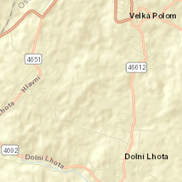 Dolní Lhota Street Map