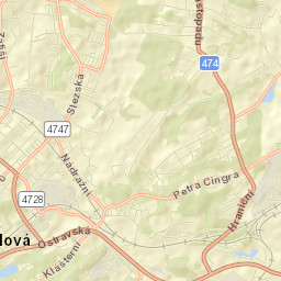 Orlová Street Map