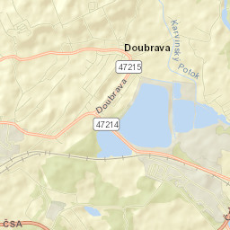Doubrava Street Map