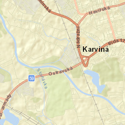 Karviná Street Map