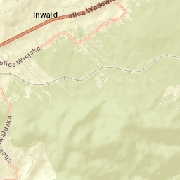 Inwałd Street Map