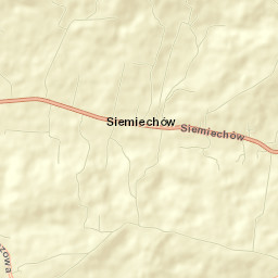 Siemiechów Street Map