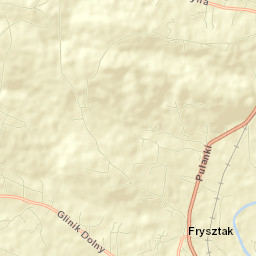 Frysztak Street Map