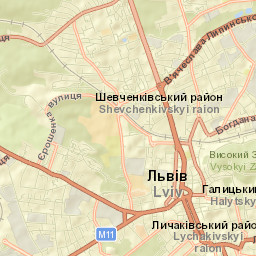 Lviv Street Map