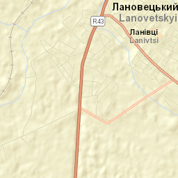 Lanivtsi Street Map