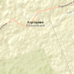 Khorosheve Street Map