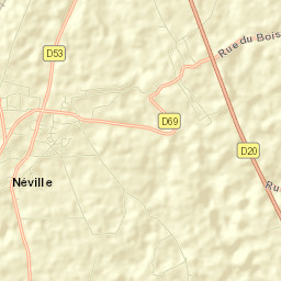 Néville Street Map