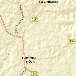 Fontaine-le-Dun Street Map