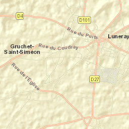 Luneray Street Map