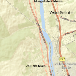 Margetshöchheim Street Map