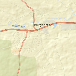 Burgebrach Street Map
