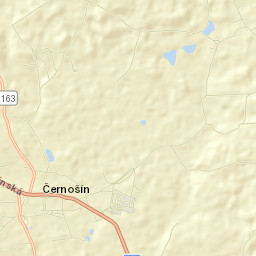Černošín Street Map