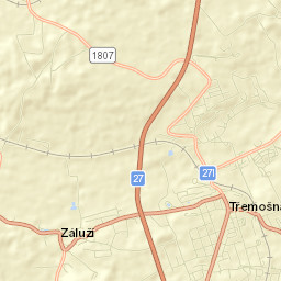 Třemošná Street Map