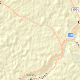 Dolní Újezd Street Map