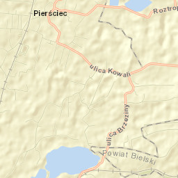 Pierściec Street Map