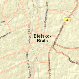 Bielsko-Biala Street Map