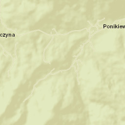 Ponikiew Street Map