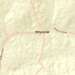 Stryszów Street Map