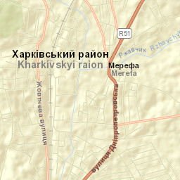 Merefa Street Map