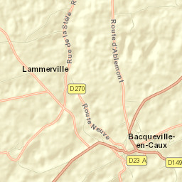 Bacqueville-en-Caux Street Map
