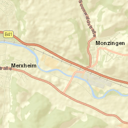 Merxheim Street Map